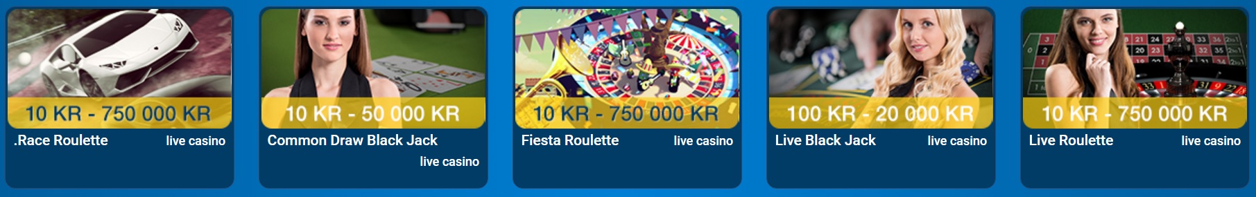 spela live casino hos karl casino