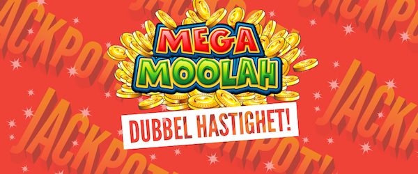 Dubbla poäng på Rizk då du spelar Mega Moolah