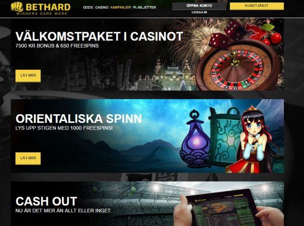 bethard casino freespins