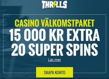 thrills casino bonus