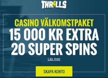 thrills casino bonus