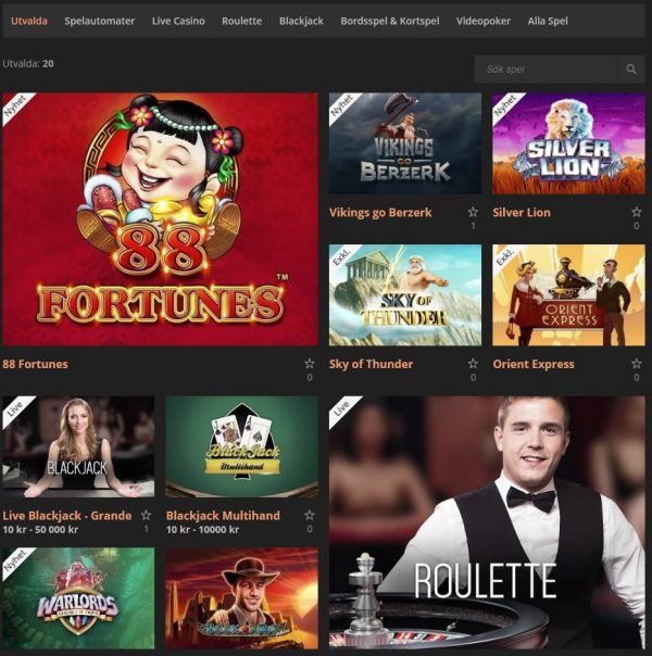 storspelare casino