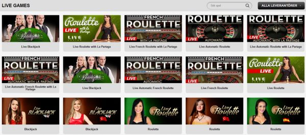 spela livecasino online hos playamo